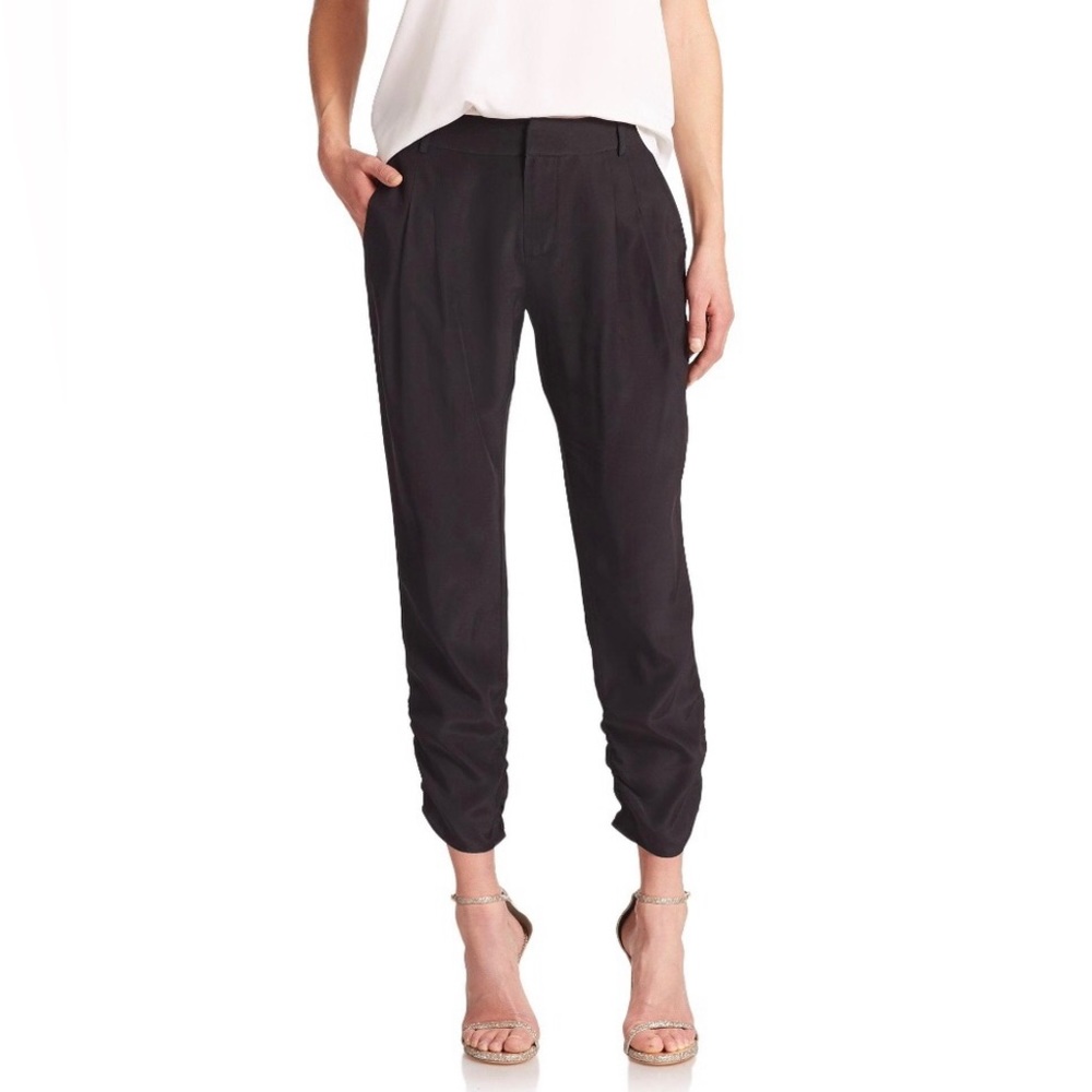 PARKER Devlin Mid Rise Ankle Length Pant Black Size 6